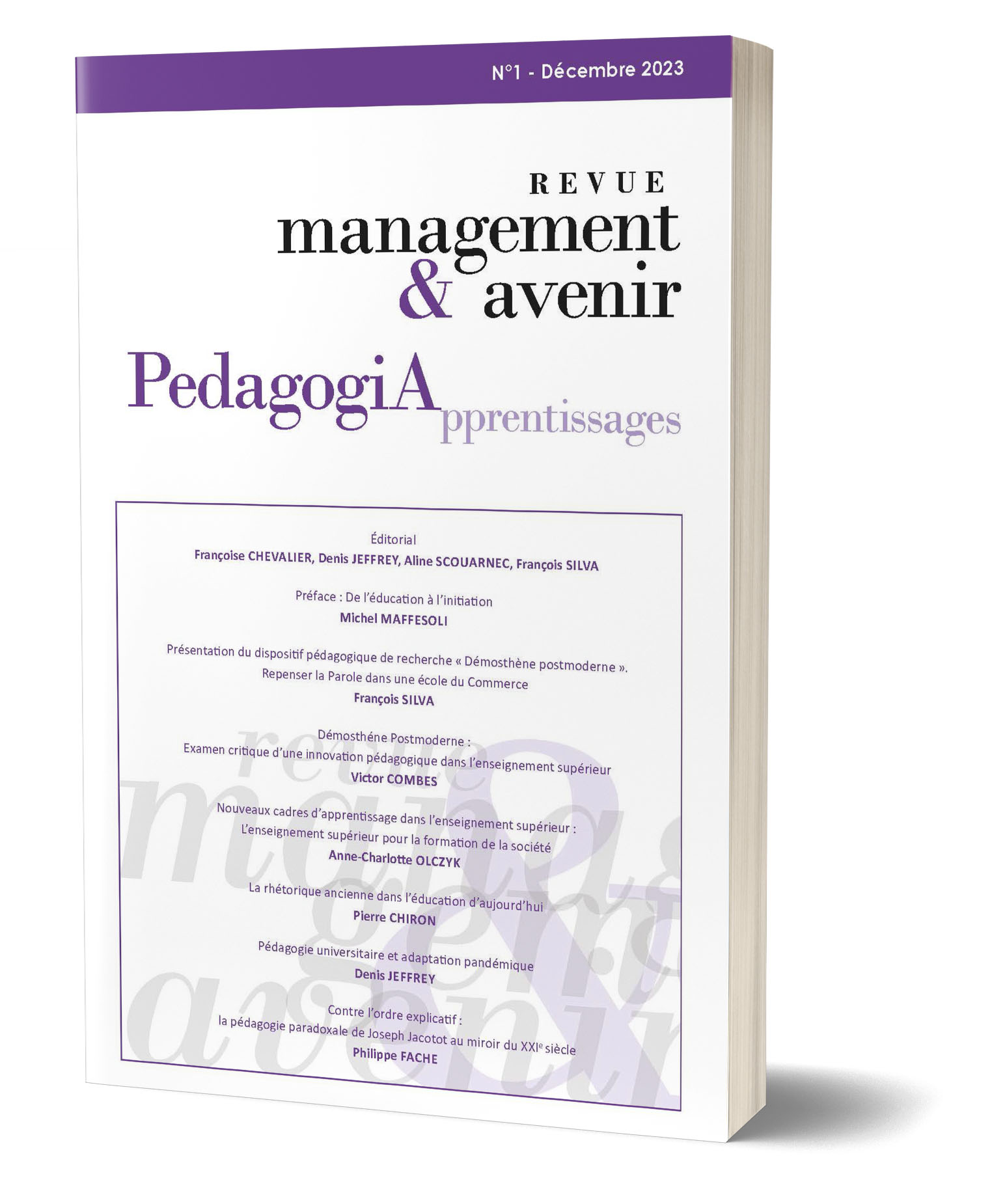 RMA Pedagogia | Revue Management & Avenir