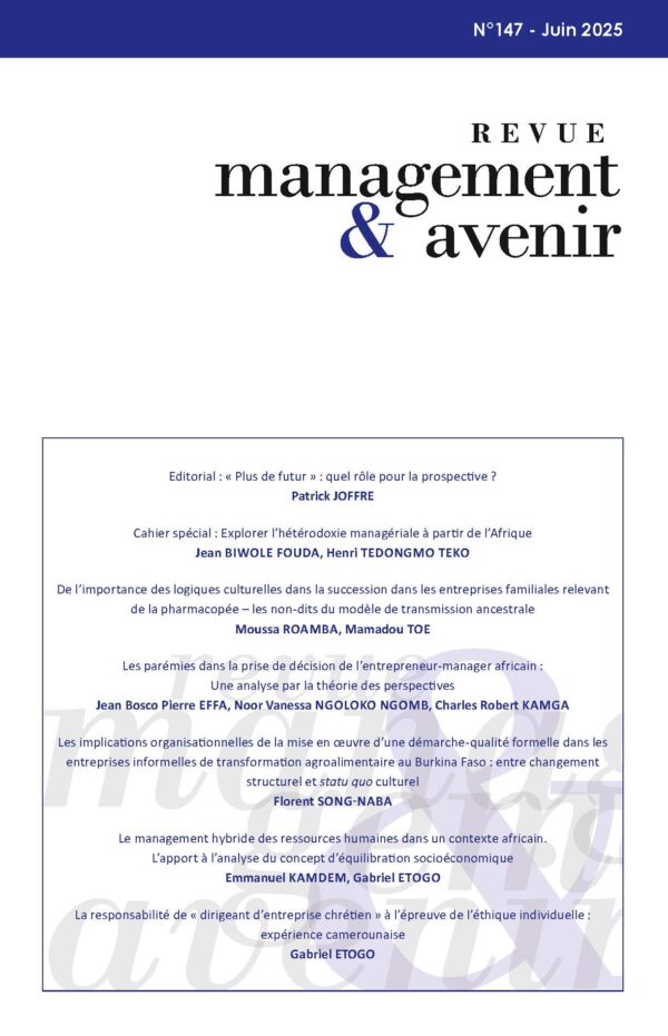 Management & Avenir - N°147
